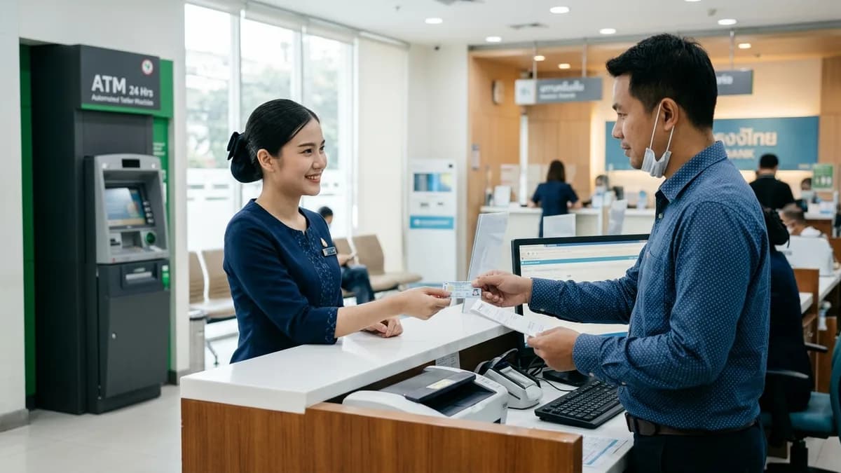 วิธีจ่ายบัตรเครดิตที่เคาน์เตอร์ ตู้ ATM และหักบัญชีอัตโนมัติ