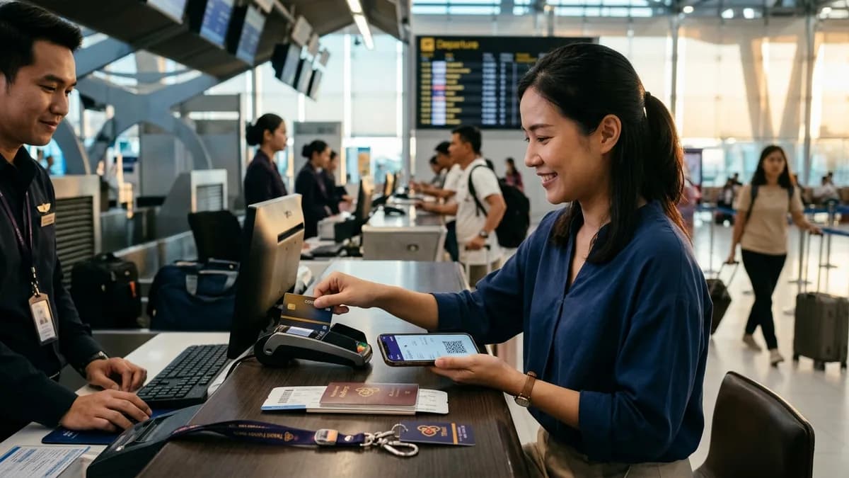 สะสมคะแนน ktc bangkok airways แลก FlyerBonus
